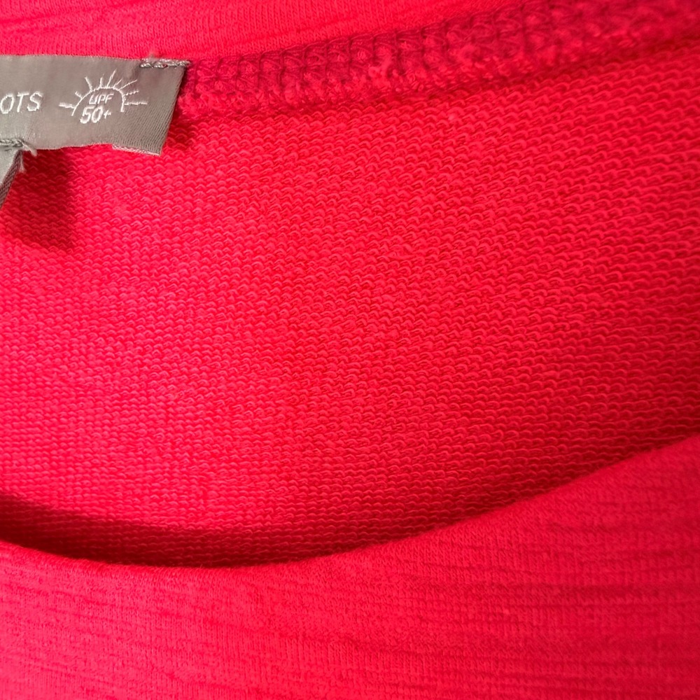 Talbots Coastal French Terry UPF 50‎ Lightweight Crewneck Sweatshirt (M) Bright - Picture 10 of 14